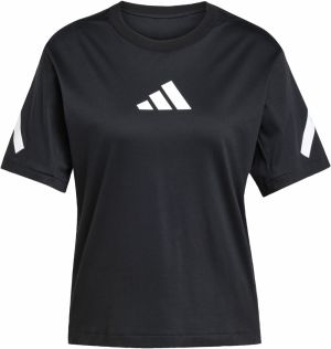 ADIDAS SPORTSWEAR Funkčné tričko 'Z.N.E.'  čierna / biela