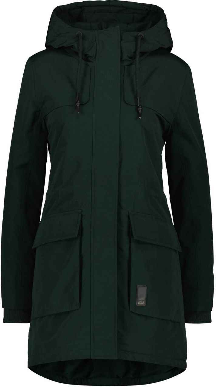 Alife and Kickin Zimná parka 'CharlizeAK'  tmavozelená