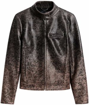 Desigual Prechodná bunda  hnedá