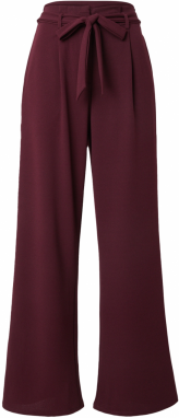 VILA Nohavice s pukmi 'VIHilda'  vínovo červená