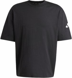 ADIDAS SPORTSWEAR Funkčné tričko 'Essentials'  čierna / biela