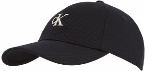 Calvin Klein Jeans Čiapka  čierna / biela