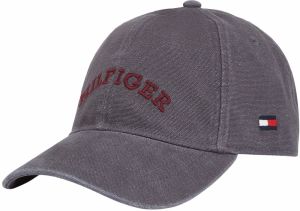 TOMMY HILFIGER Čiapka  sivá / červená