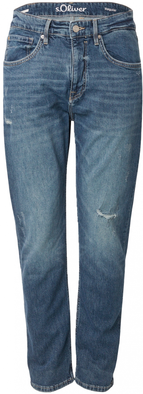 s.Oliver Džínsy  modrá denim