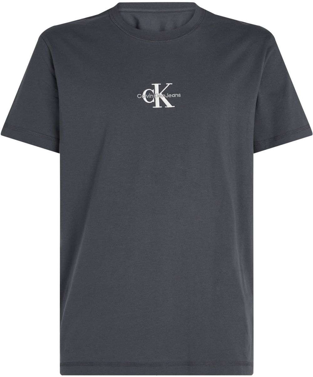 Calvin Klein Jeans Tričko  tmavosivá / biela
