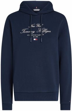 TOMMY HILFIGER Mikina  námornícka modrá / červená / biela