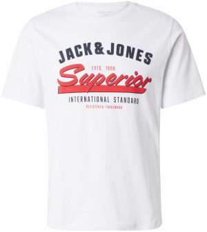 JACK & JONES Tričko  biela