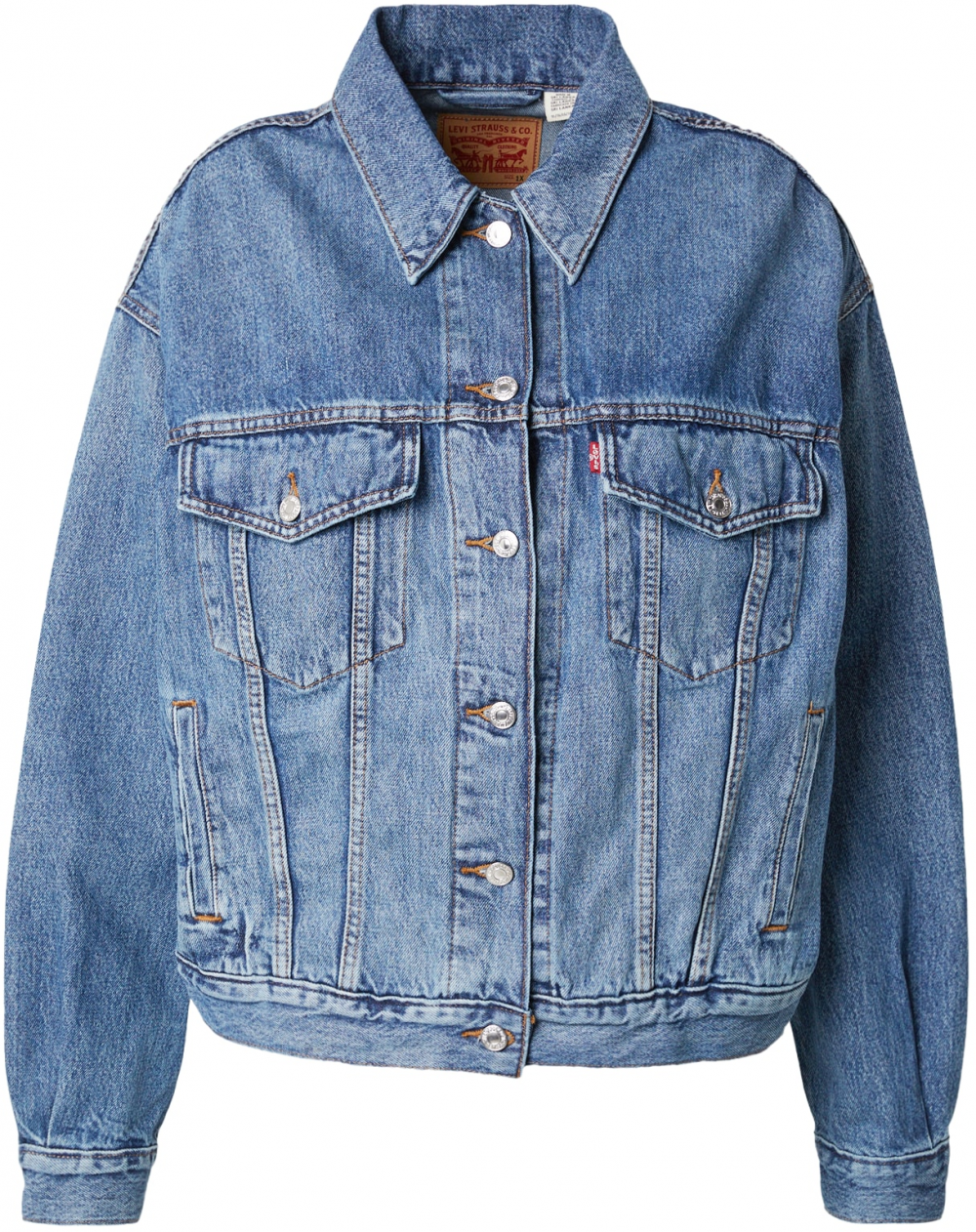 Levi's® Plus Prechodná bunda '90S'  modrá denim