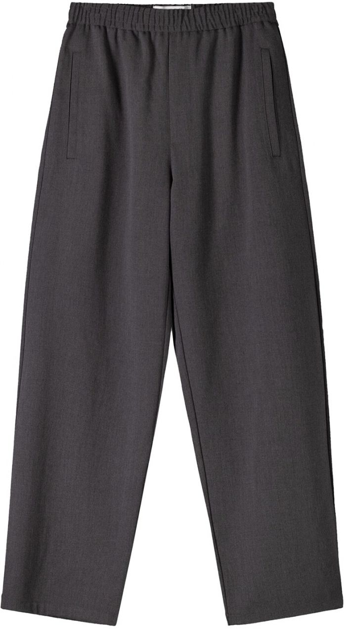 Bershka Nohavice  tmavosivá