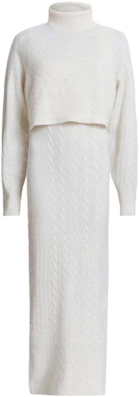 AllSaints Pletené šaty 'MURIEL'  biela