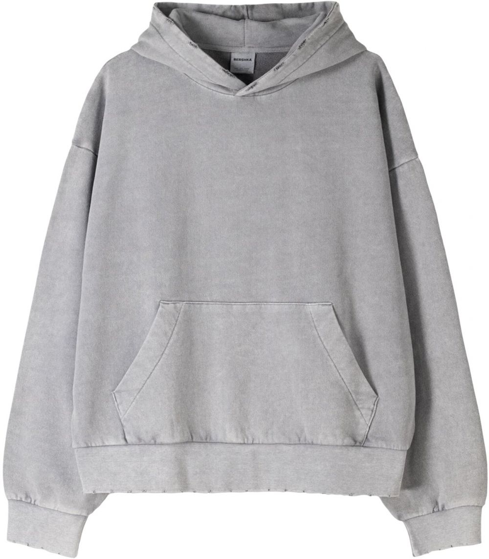 Bershka Mikina  svetlosivá