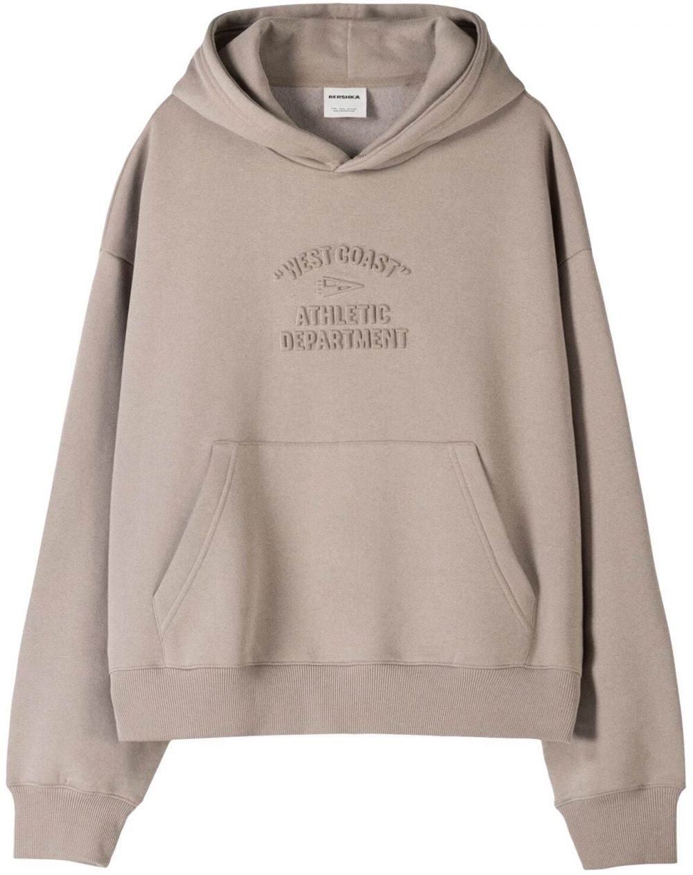 Bershka Mikina  tmavobéžová