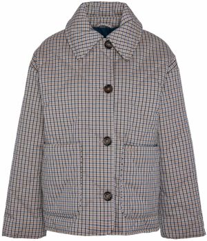 Barbour Prechodná bunda 'Cassidie'  modrá / hnedá / biela