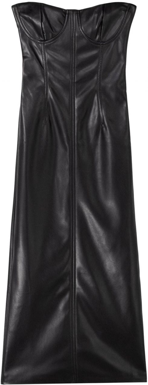 Bershka Šaty  čierna