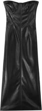 Bershka Šaty  čierna