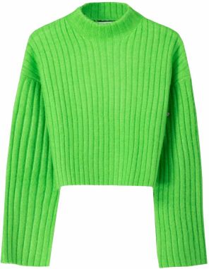 Bershka Sveter  trávovo zelená