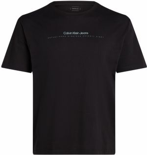 Calvin Klein Jeans Plus Tričko  svetlomodrá / čierna