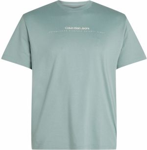Calvin Klein Jeans Plus Tričko  čadičová / šedobiela