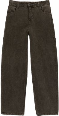 Pull&Bear Nohavice  tmavozelená