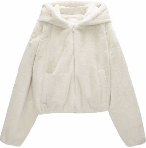 Pull&Bear Prechodná bunda  svetlobéžová