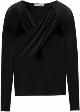 Pull&Bear Tričko  čierna