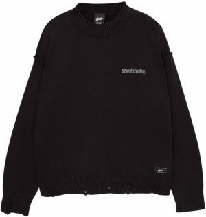 Pull&Bear Sveter  sivá / čierna