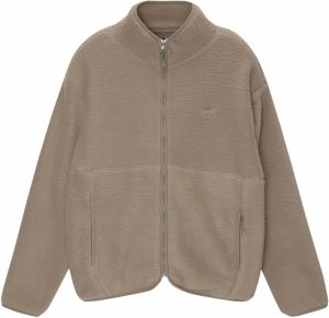 Pull&Bear Flisová bunda  tmavošedá