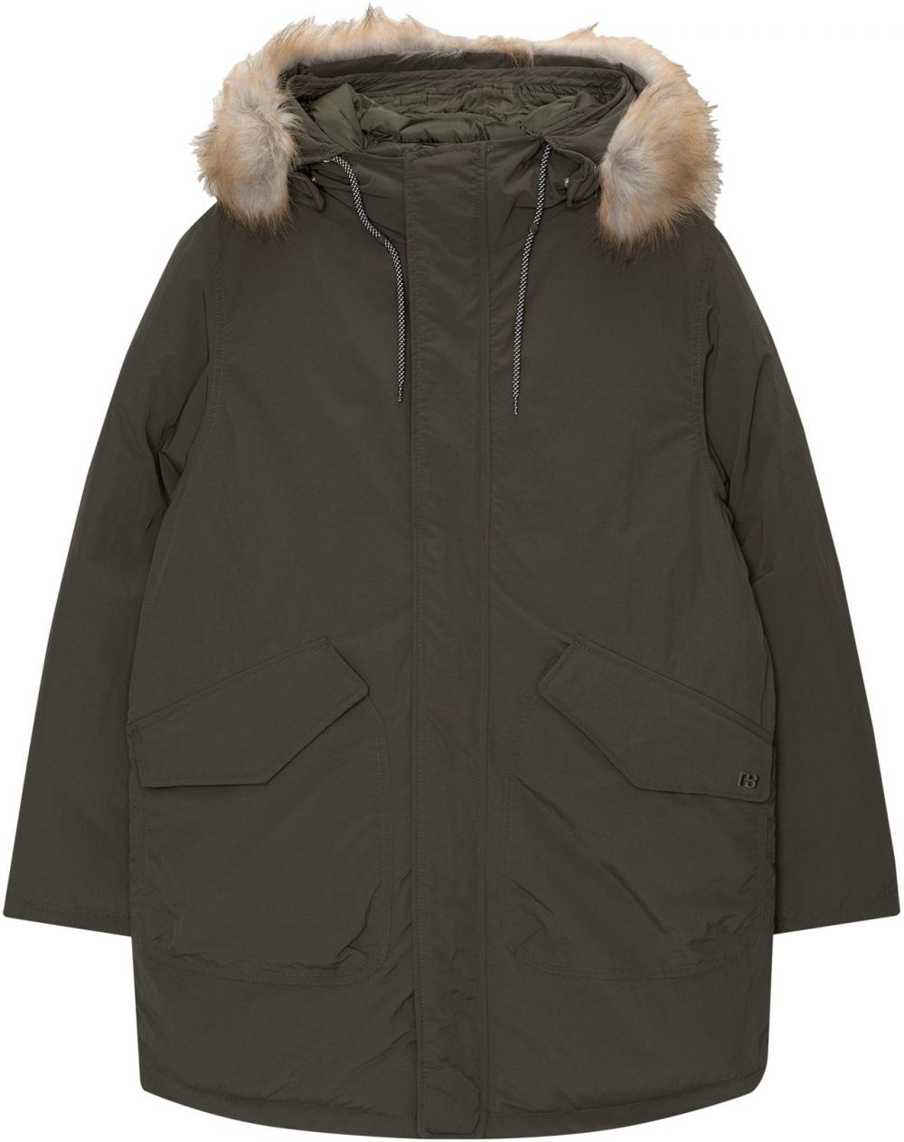 Pull&Bear Zimná parka  zelená