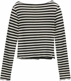 Pull&Bear Tričko  čierna / šedobiela