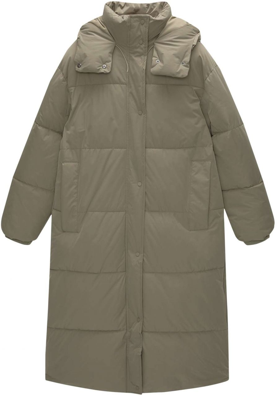 Pull&Bear Zimný kabát  olivová