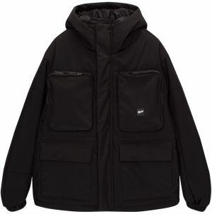 Pull&Bear Zimná bunda  čierna