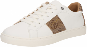 GUESS Nízke tenisky 'TODA CARRY OVER'  hnedá / biela