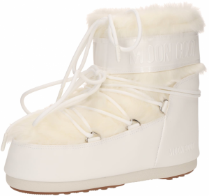 MOON BOOT Snehule  biela / biela ako vlna