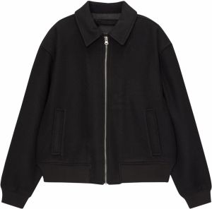 Pull&Bear Prechodná bunda  čierna