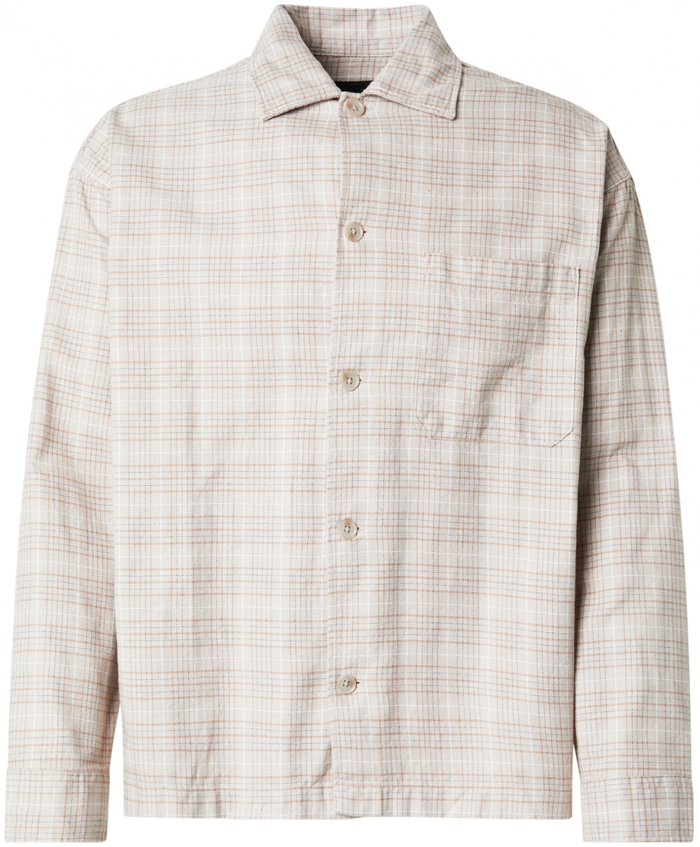 JACK & JONES Košeľa 'JPRBLAMADISON'  farba ťavej srsti / piesková / čierna / biela