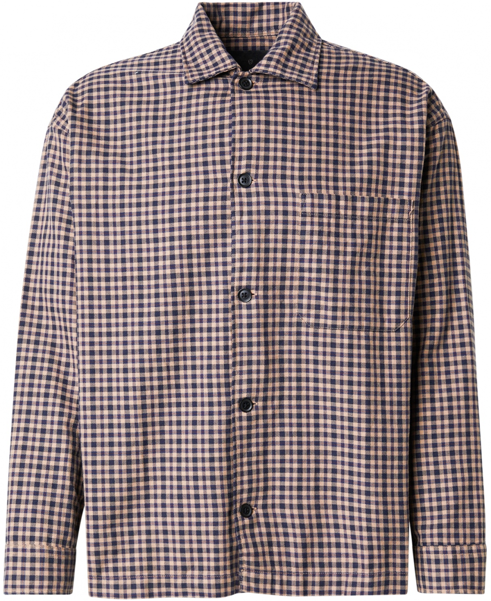 JACK & JONES Košeľa 'JPRBLAMADISON'  tmavomodrá / brokátová / tmavočervená