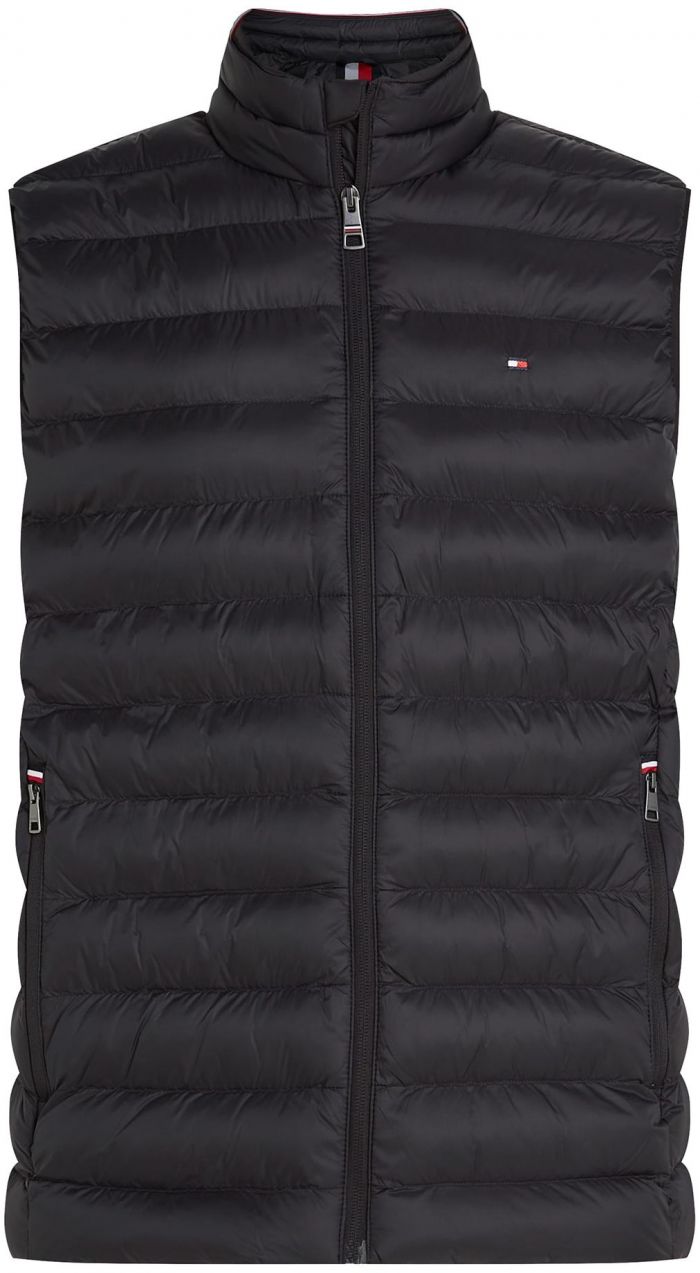 TOMMY HILFIGER Vesta  červená / čierna / biela