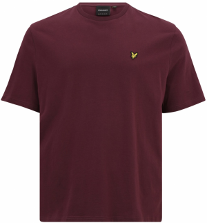 Lyle & Scott Big&Tall Tričko  žltá / burgundská