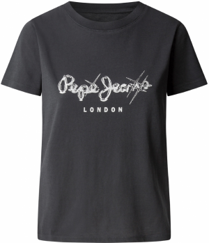 Pepe Jeans Tričko 'LETICIA'  čierna / biela