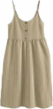 Next Letné šaty  kaki / biela