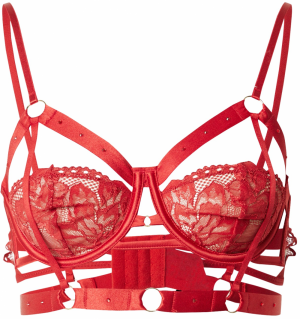Hunkemöller Podprsenka 'Jacky'  karmínovo červená