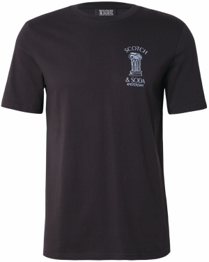 SCOTCH & SODA Tričko  mätová / čierna