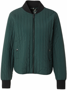 SCOTCH & SODA Prechodná bunda  tmavozelená / čierna / šedobiela