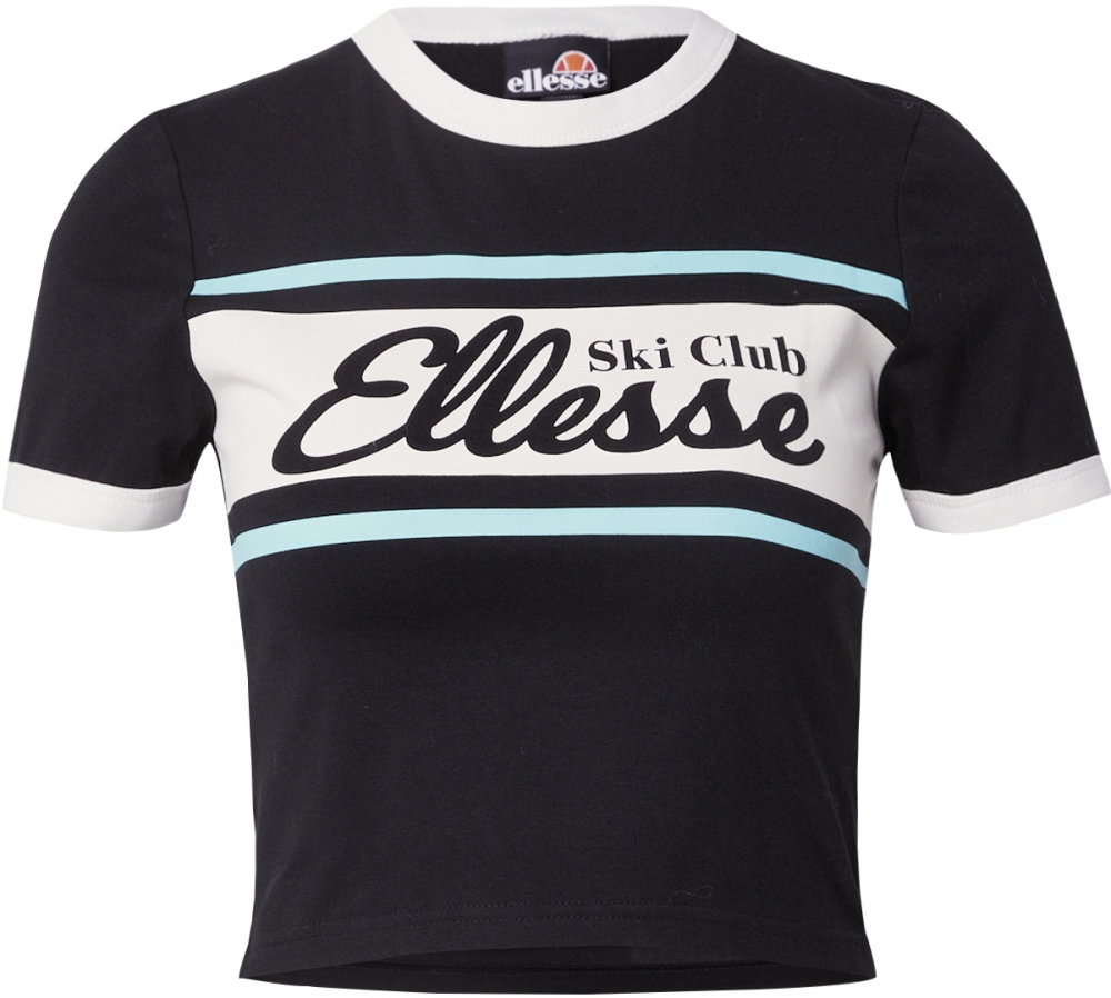 ELLESSE Tričko 'Berau'  tyrkysová / čierna / biela