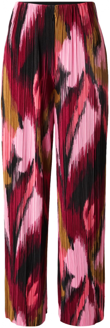 NÜMPH Nohavice  olivová / ružová / červená / čierna