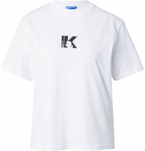 KARL LAGERFELD JEANS Tričko  čierna / biela