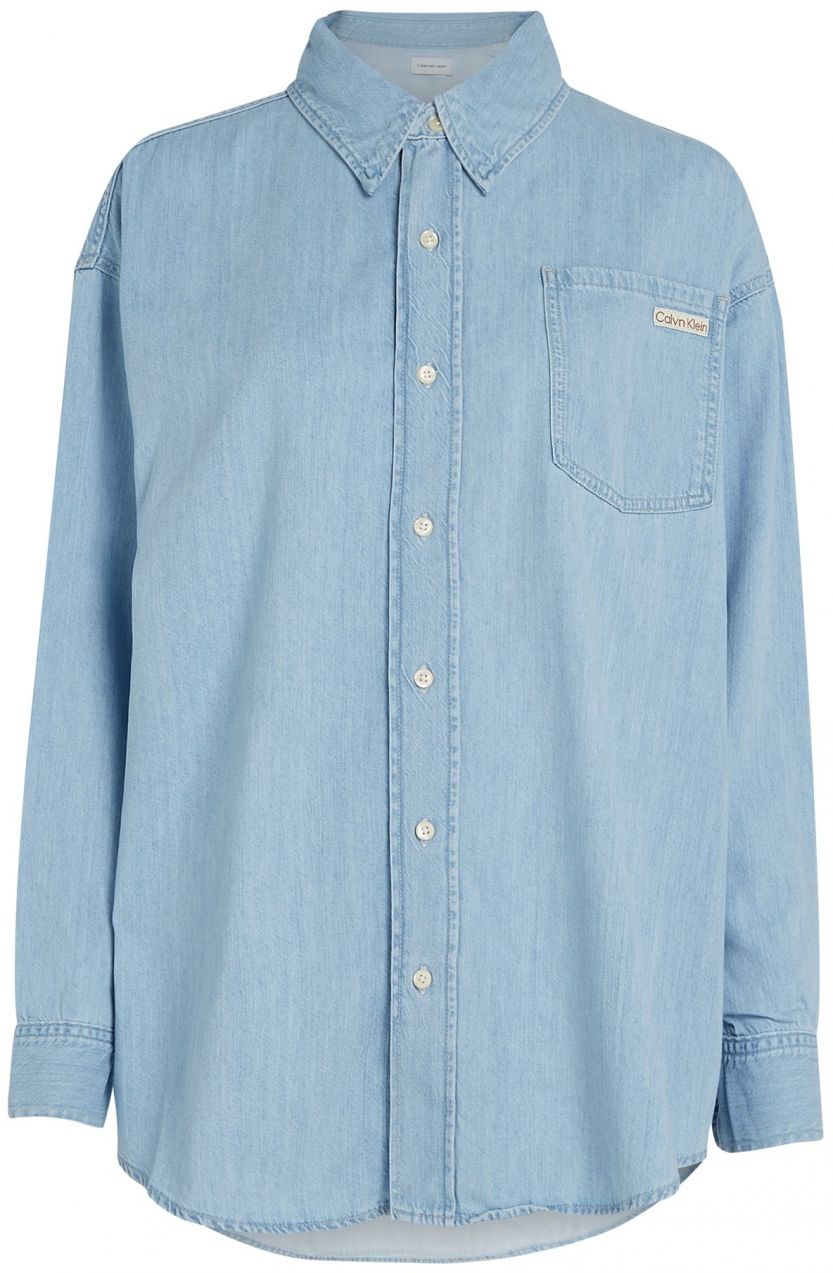 Calvin Klein Jeans Blúzka  modrá denim