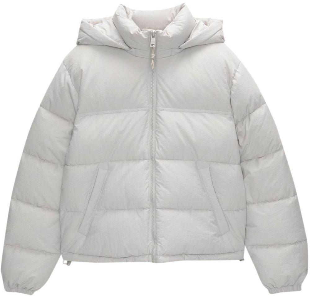 Pull&Bear Prechodná bunda  svetlosivá