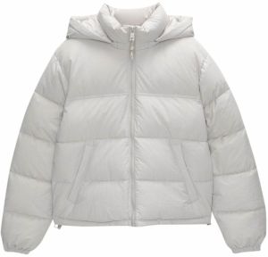 Pull&Bear Prechodná bunda  svetlosivá