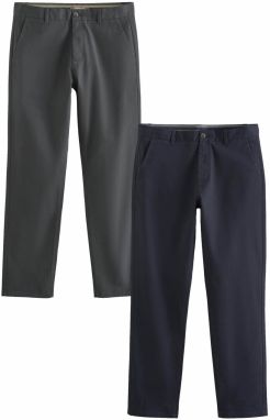 Next Chino nohavice  modrá / sivá